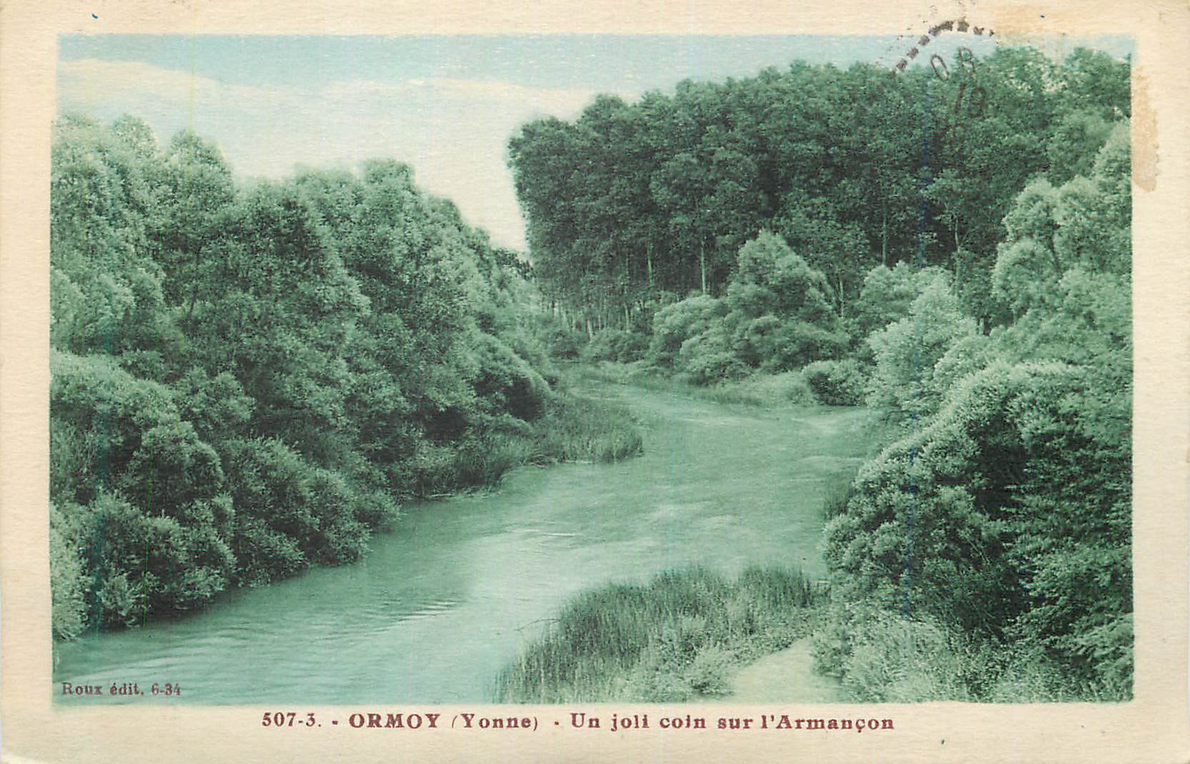Ormoÿ (Yonne) — Un joli coin sur l'Armançon — Roux édit. 6-34