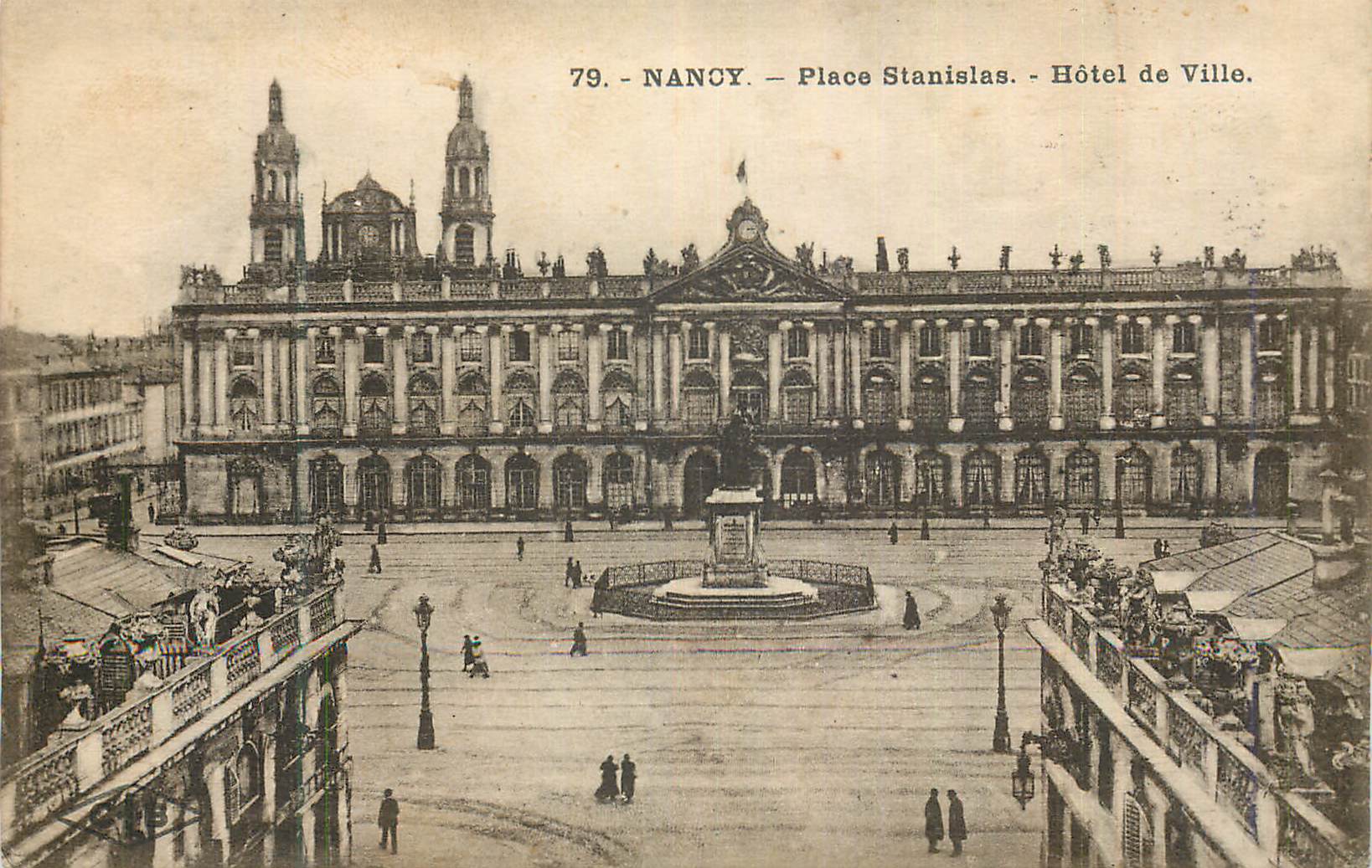 CPA Nancy Place Stanislas Hotel de Ville