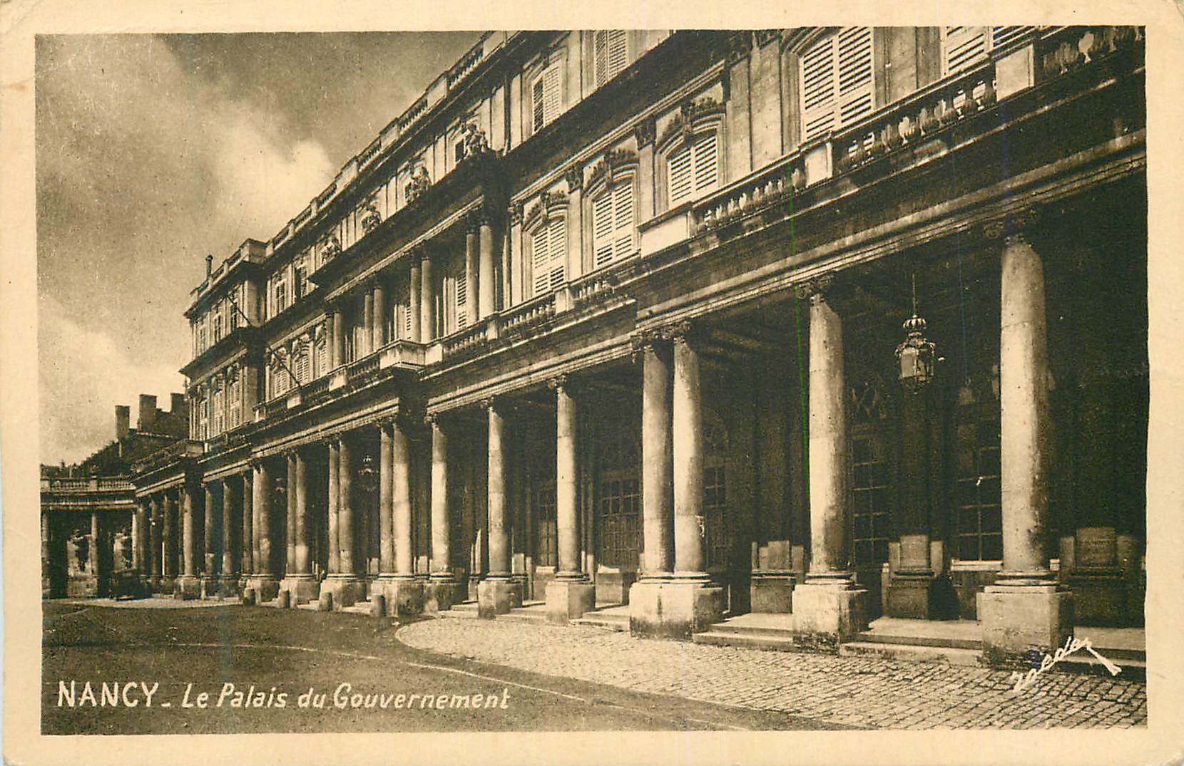 CPA Nancy Le Palais du Gouvernement