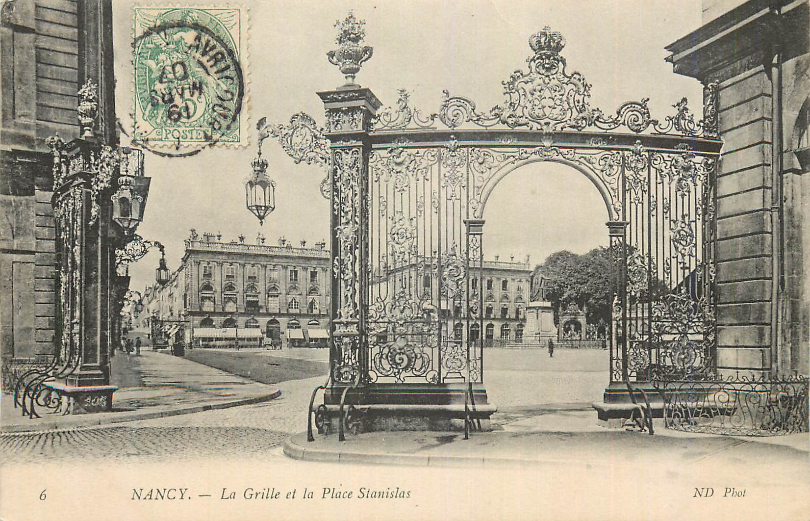 CPA Nancy La Grille et la Place Stanislas
