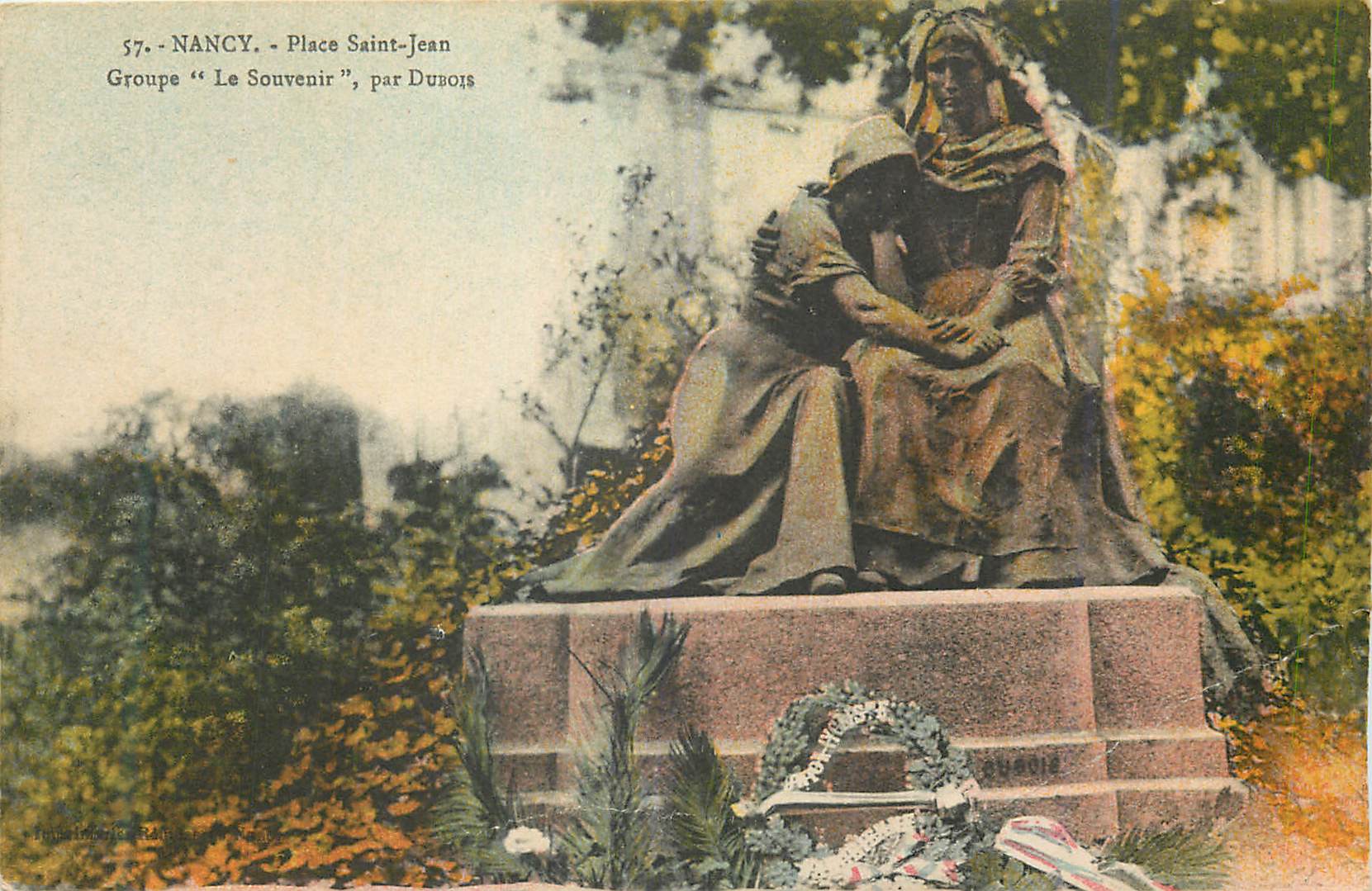 CPA Nancy Place Saint Jean Groupe Le Souvenir par Dubois