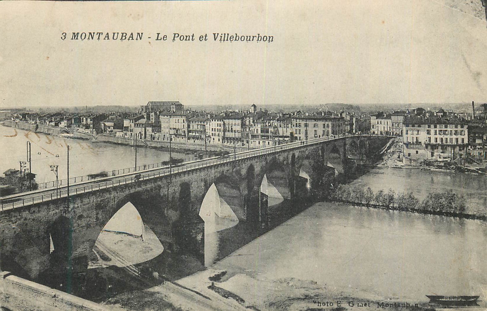 CPA Montauban Le Pont et Villebourbon
