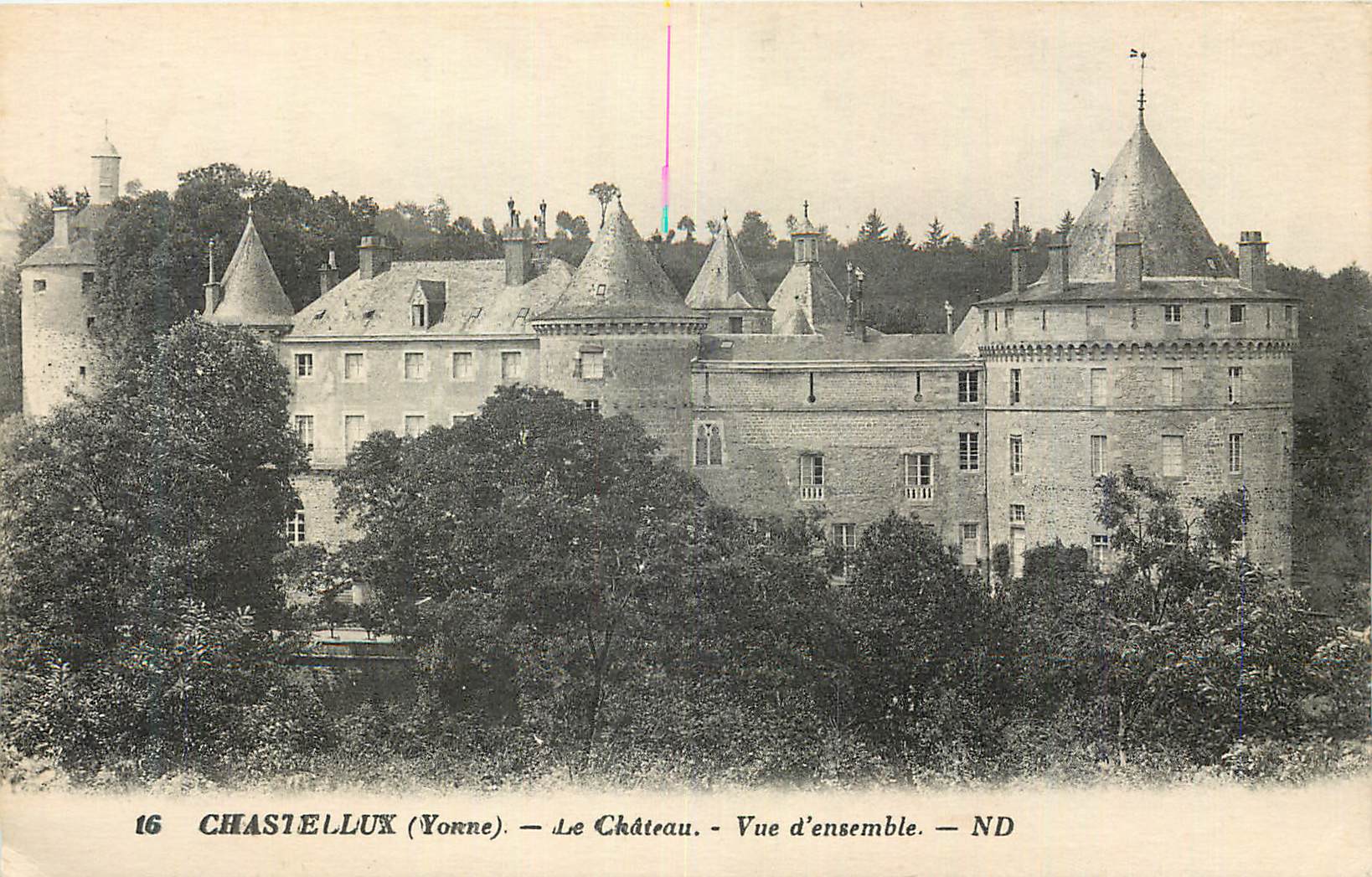 CPA Chasteilux (Yonne) Le Chateau Vue d'ensemble