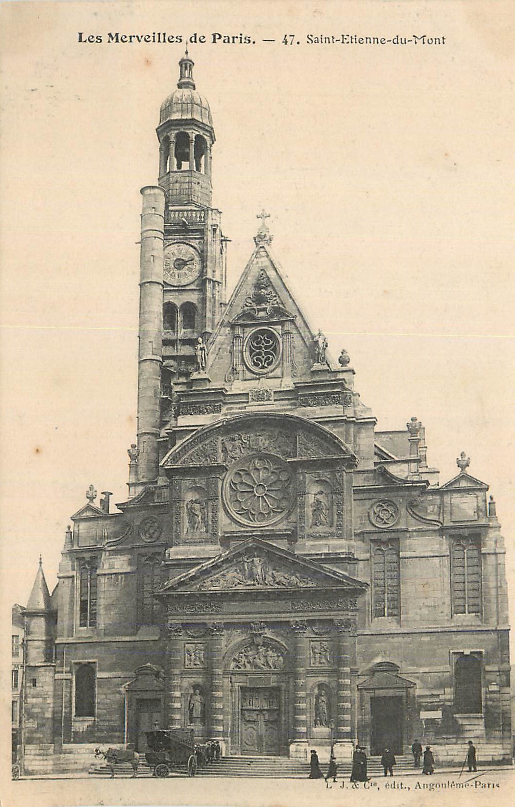 CPA Les Merveilles de Paris Saint Etienne du Mont