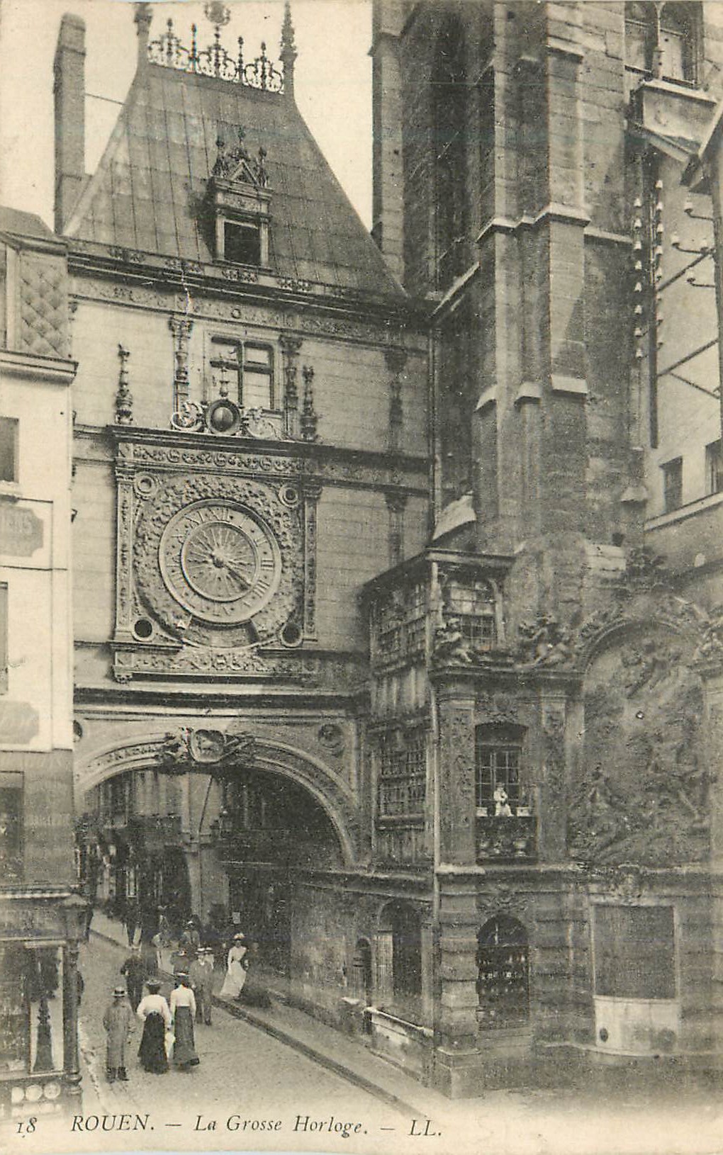CPA Rouen La Grosse Horloge