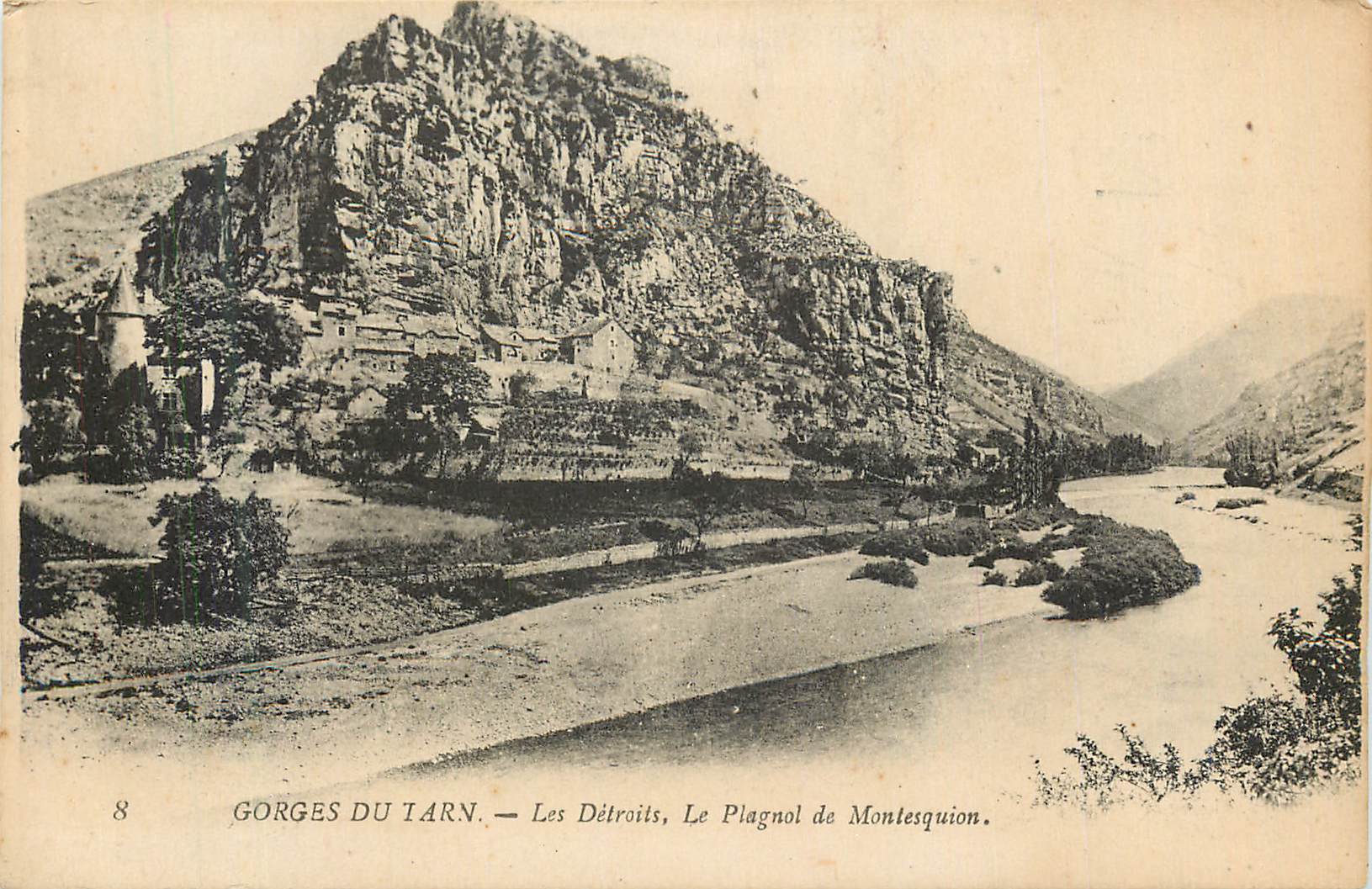 CPA Gorges du Tarn Les Detroit le Plagnol de Montesquion