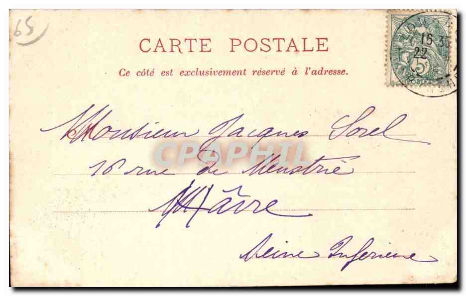 Lourdes CPA Le lac — Verso