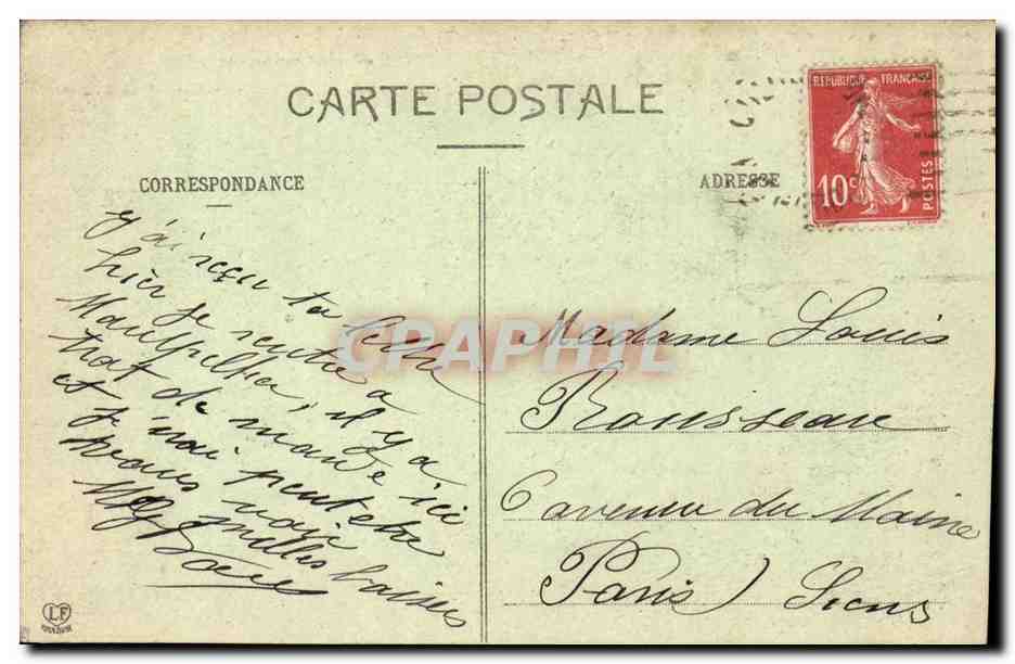 Lourdes CPA Vue sur la ville du sommet du calvaire — Verso