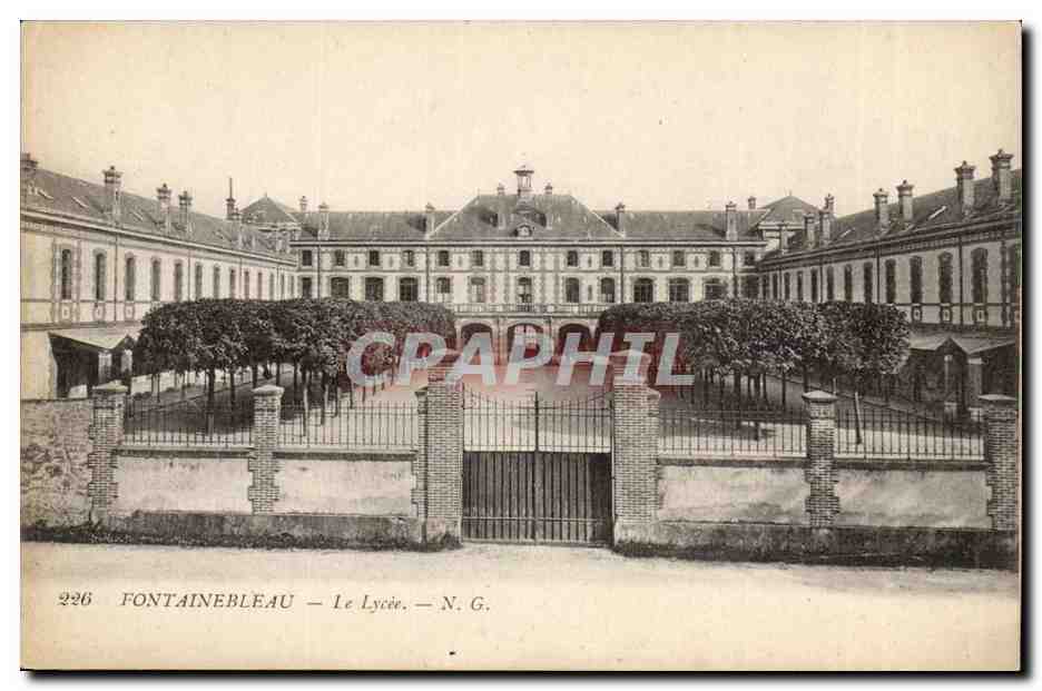 Fontainebleau — Le Lycée — N.G.