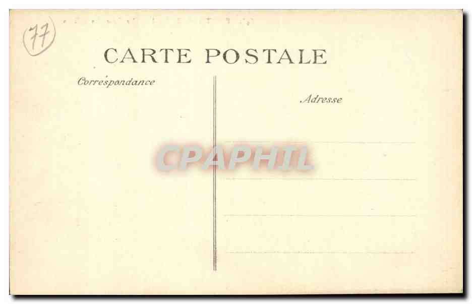 Fontainebleau — La Cour des Adieux — Verlag E.D. n°548 — Rückseite