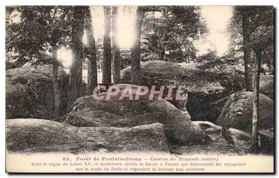 Bosque de Fontainebleau — Cueva de los Bandidos (entrada) — CPAPHIL n°83