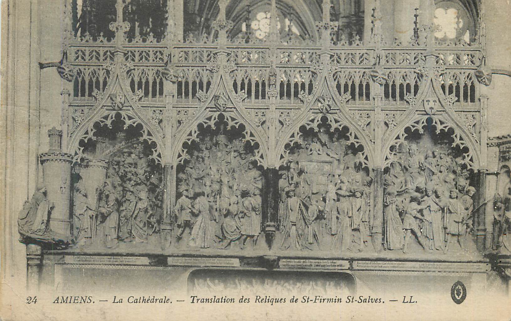 Amiens — La Cathédrale — Translation des Reliques de St-Firmin St-Salves — LL.