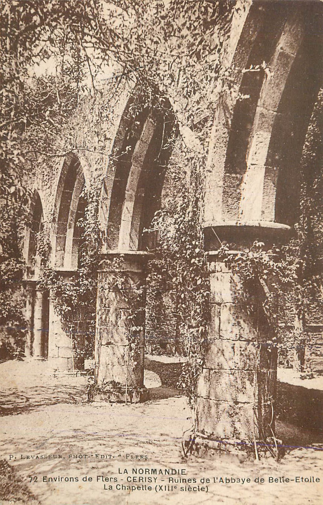 CPA La normandie 72 environs de fiers cerisy ruines de l abbaye de belle etoile la chapelle(xiii siecle)