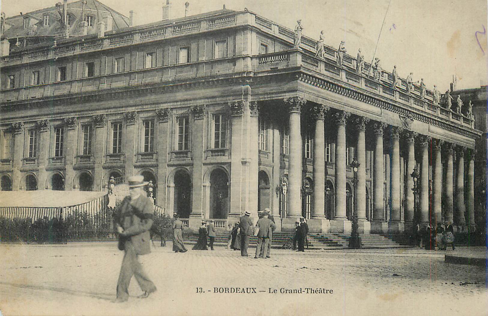 CPA Bordeaux le grand theatre