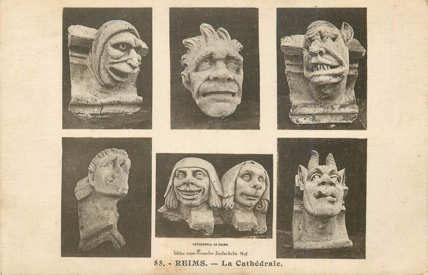Gargouilles — Cathédrale de Reims — 85.