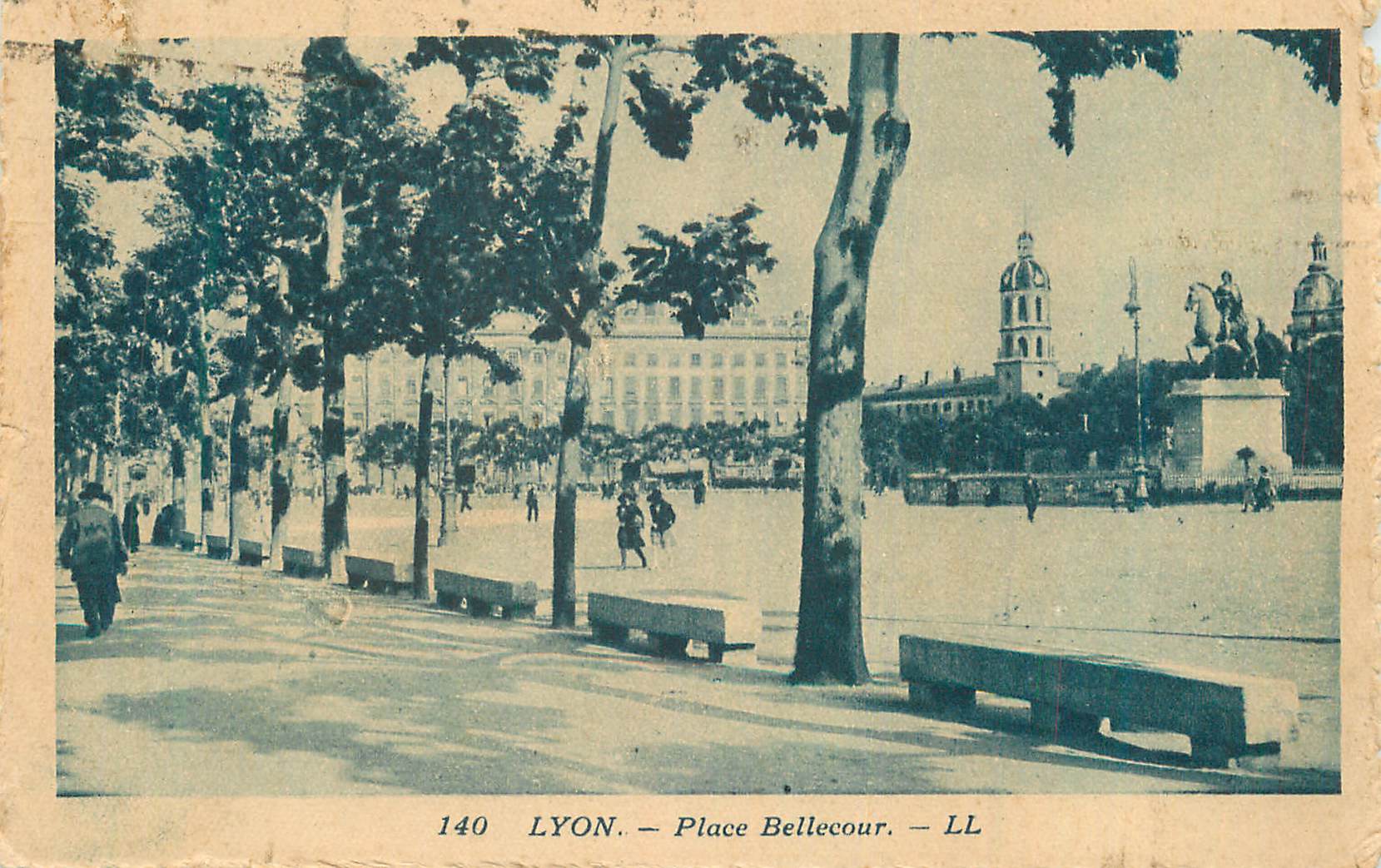 CPA Lyon place bellecour