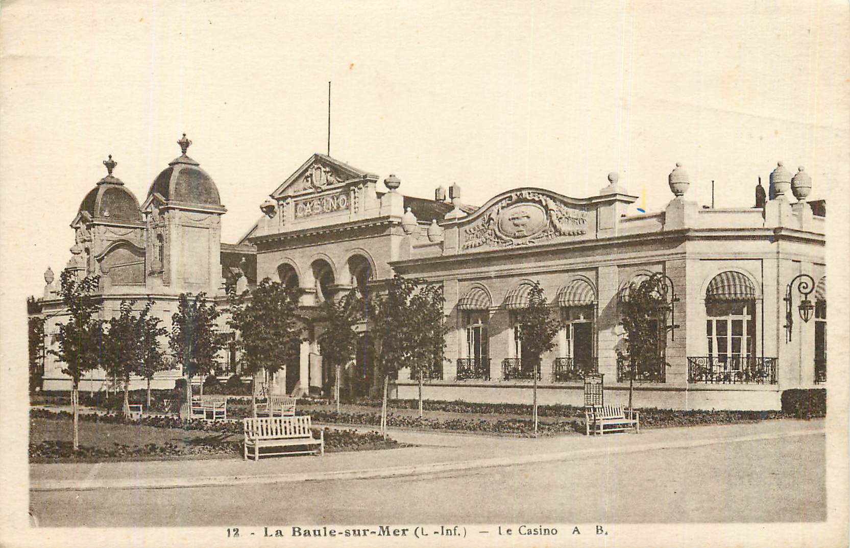 CPA La baule sur mer (l inf) le casino