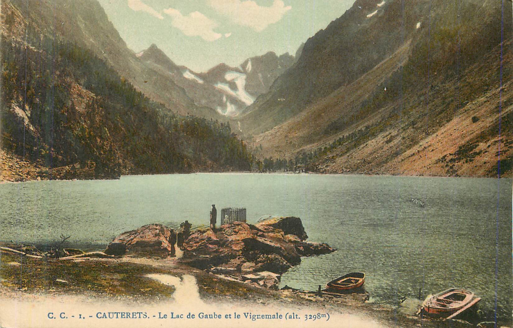 See Gaube und der Vigremale (Höhe 3298m) — Cauterets — C. C. - 1