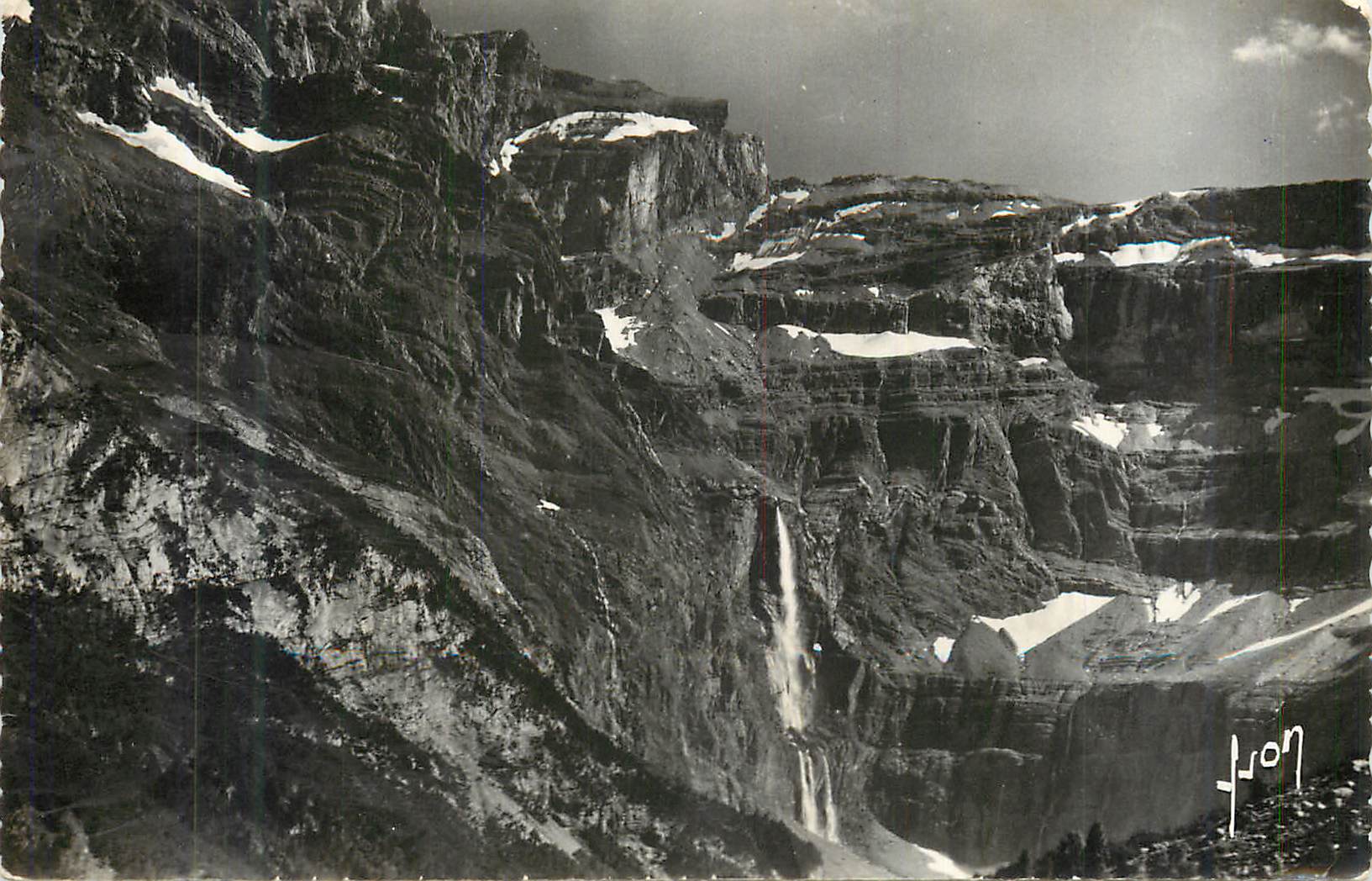 CPM Cirque de gavarnie (htes pyr) et la grande cascade