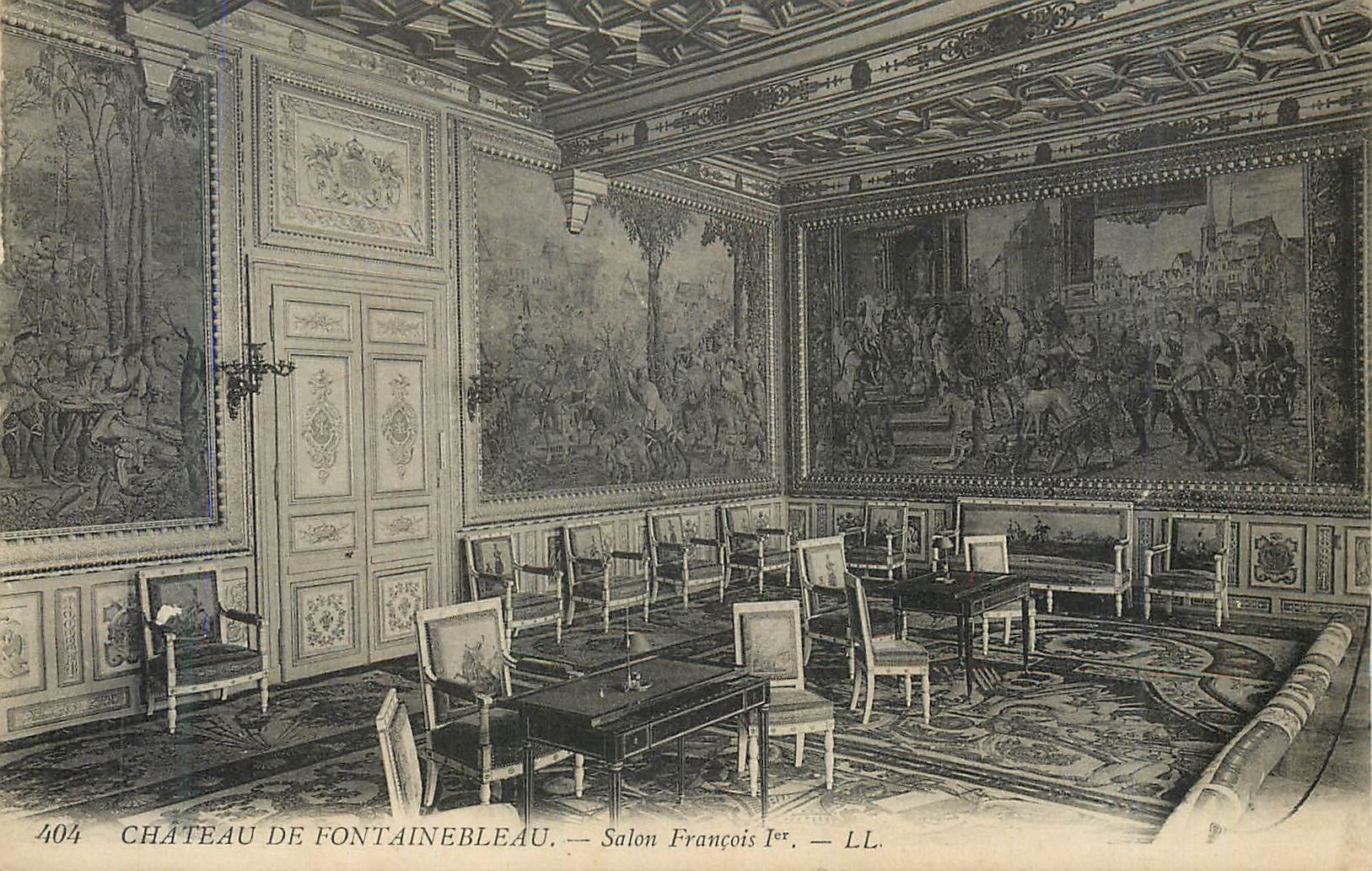 Schloss Fontainebleau — Salon François Ier — LL.