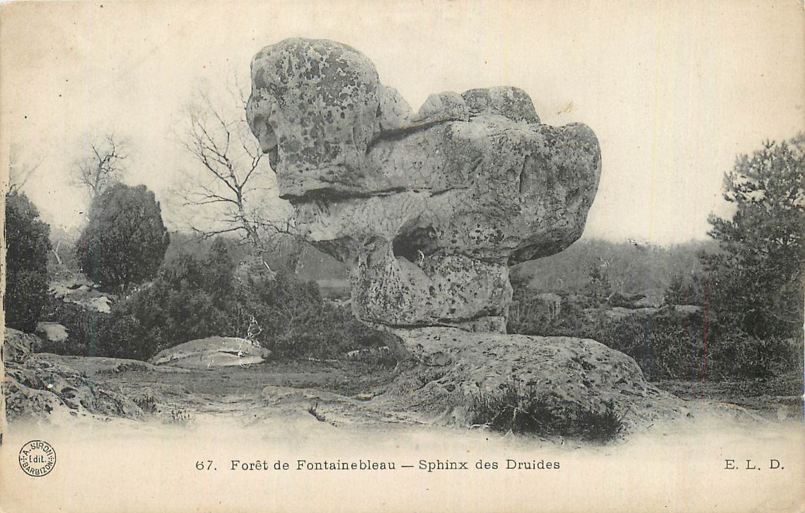 Foresta di Fontainebleau — Sfinge dei Druidi — E.L.D.