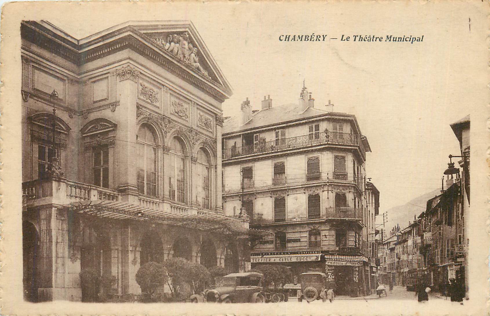 CPA Chambery le theatre municipal
