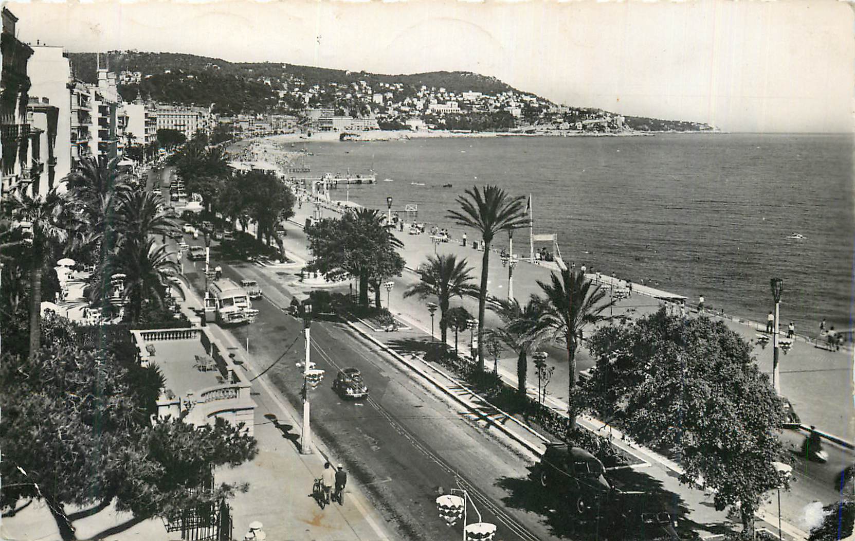 CPM Nice le mont boron promenade des anglais