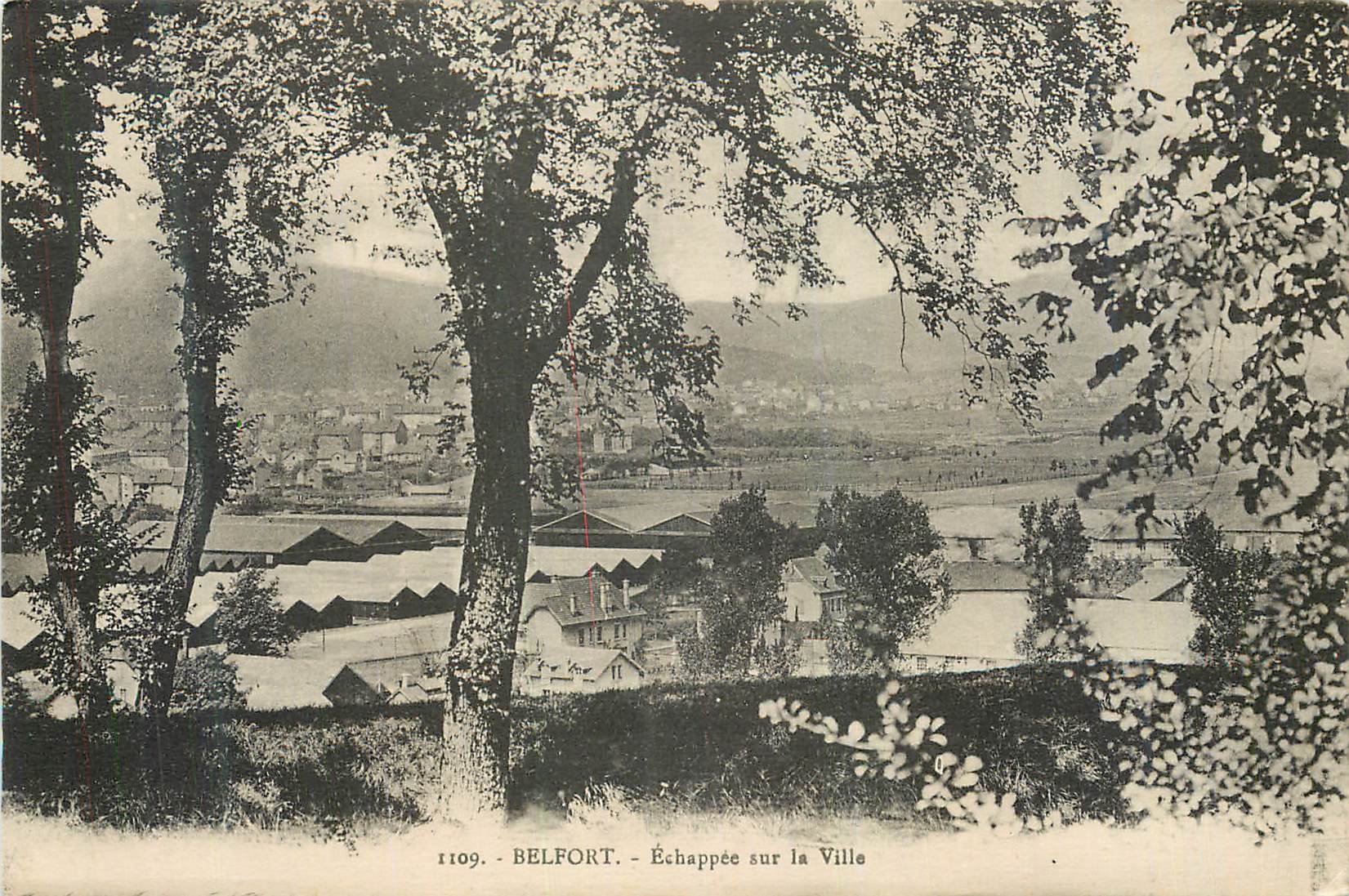 CPA Belfort echappee sur la ville