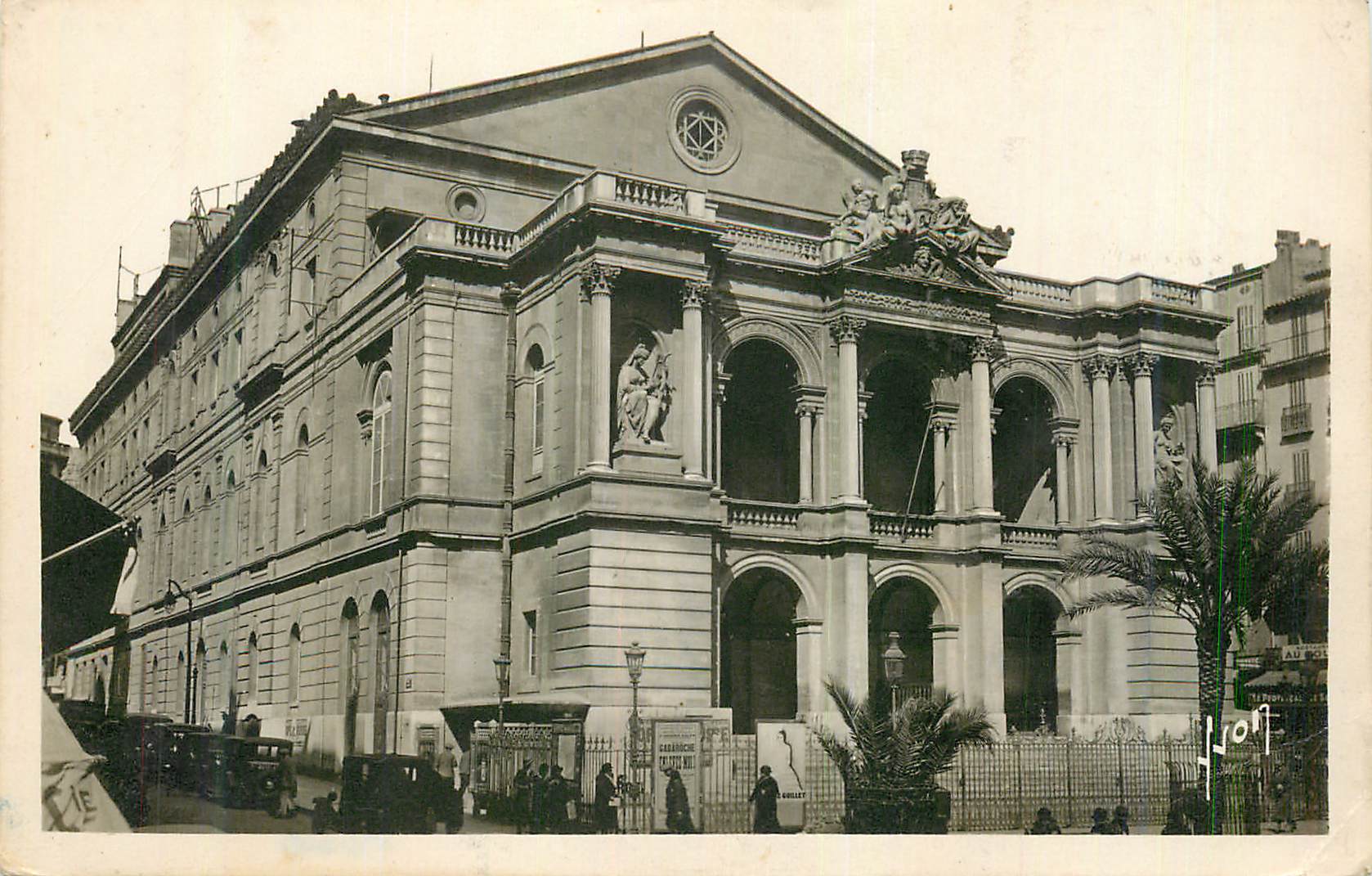 CPA Toulon (var) le theatre municipal