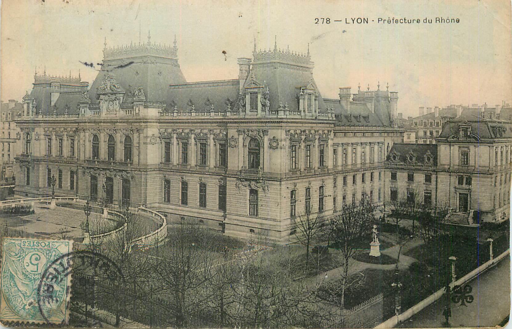 CPA Lyon prefecture du rhone