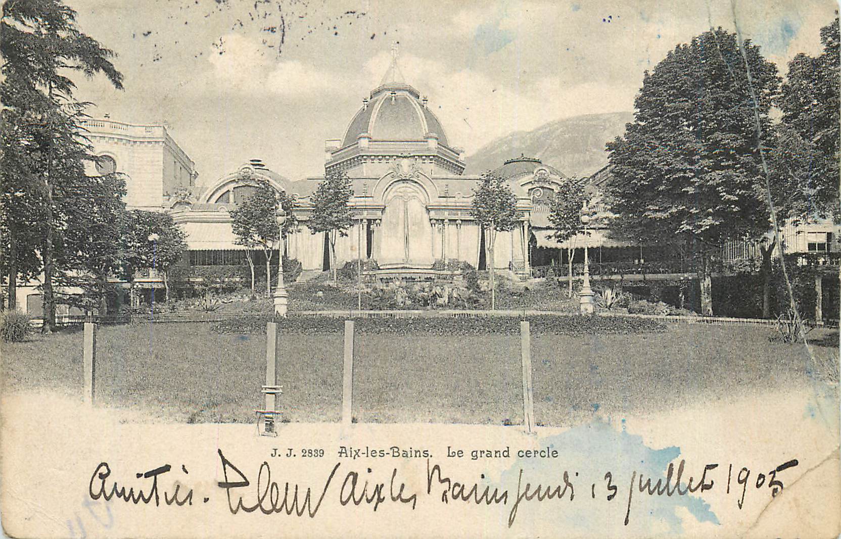 Aix-les-Bains. Le grand cercle — J.J. 2939