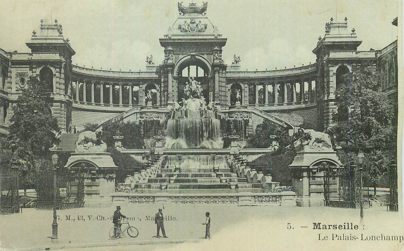 CPA Marseille le palais longchamp