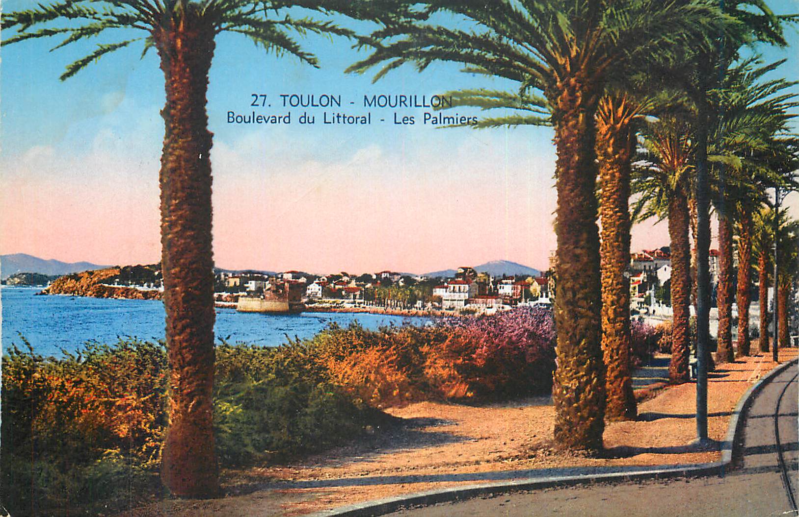 Toulon - Mourillon - Boulevard du Littoral - Les Palmiers