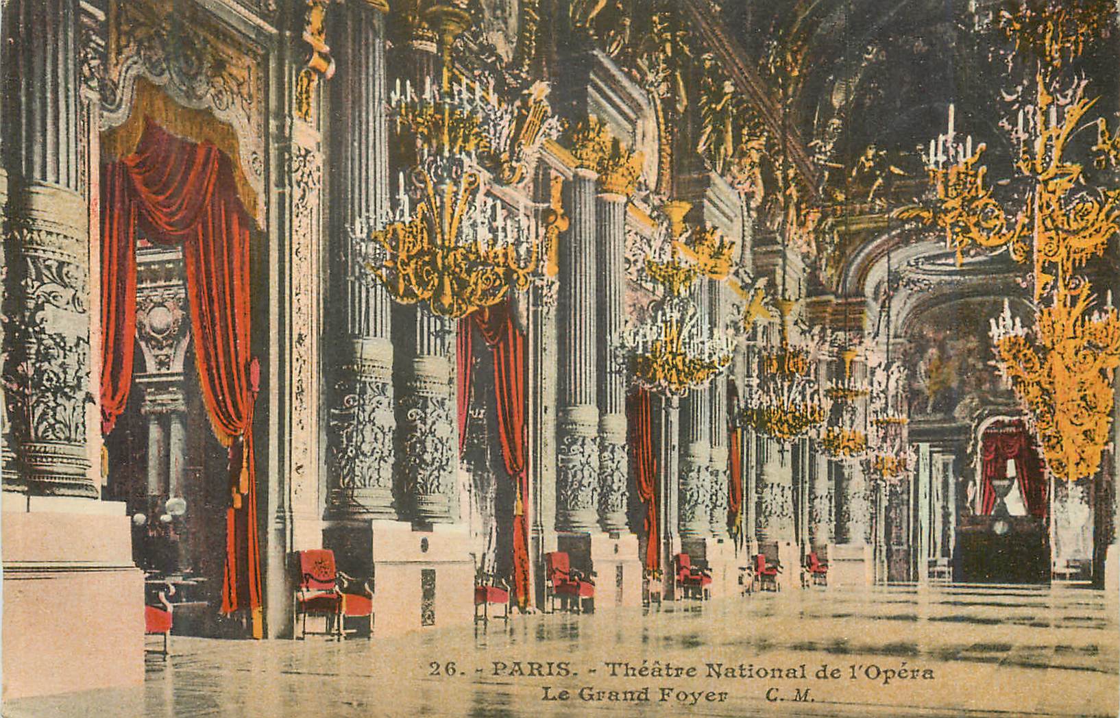 Paris - National Opera Theatre - The Grand Foyer — C.M. n°26