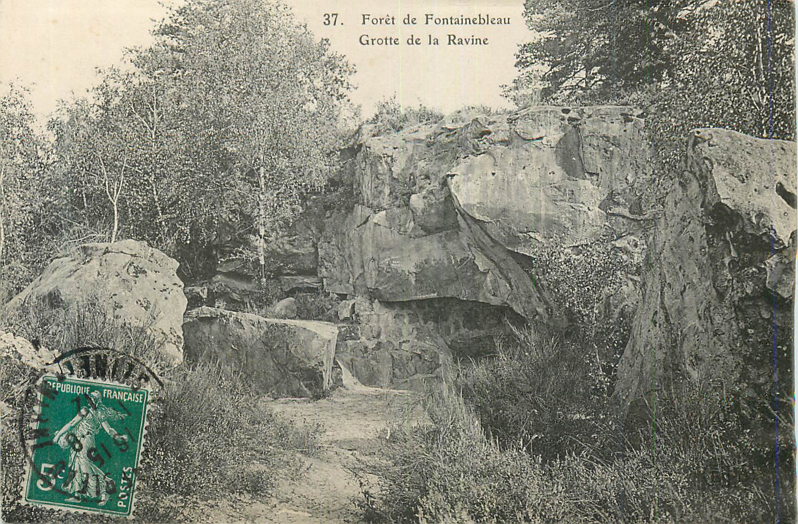 Foresta di Fontainebleau — Grotta della Ravine — n°37