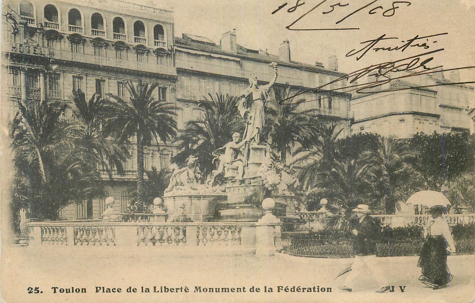 Toulon - Place de la Liberté - Monument de la Fédération