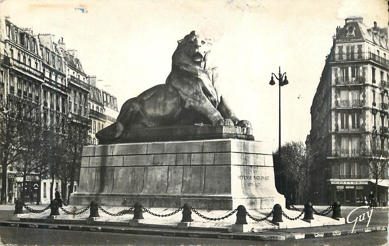CPM Paris et ses merveilles 3169 la place denfert rochereau