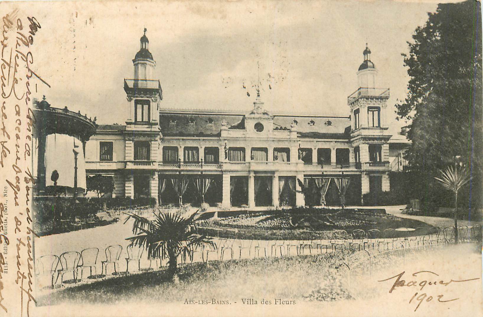 CPA Aix les bains villa des fleurs