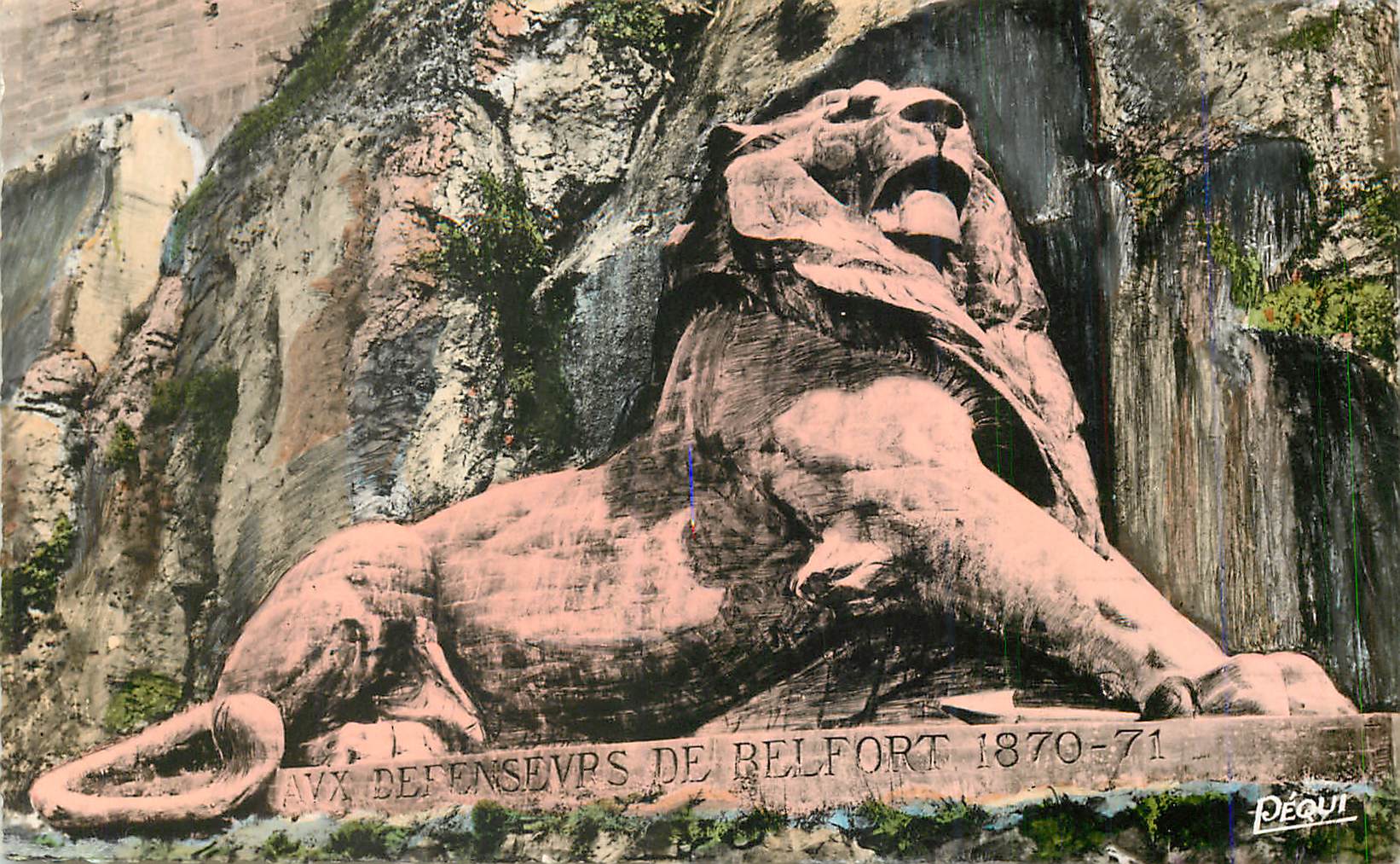 CPM Belfort le lion hauteur 11m longueur 22 m oeuvre de bartholdi