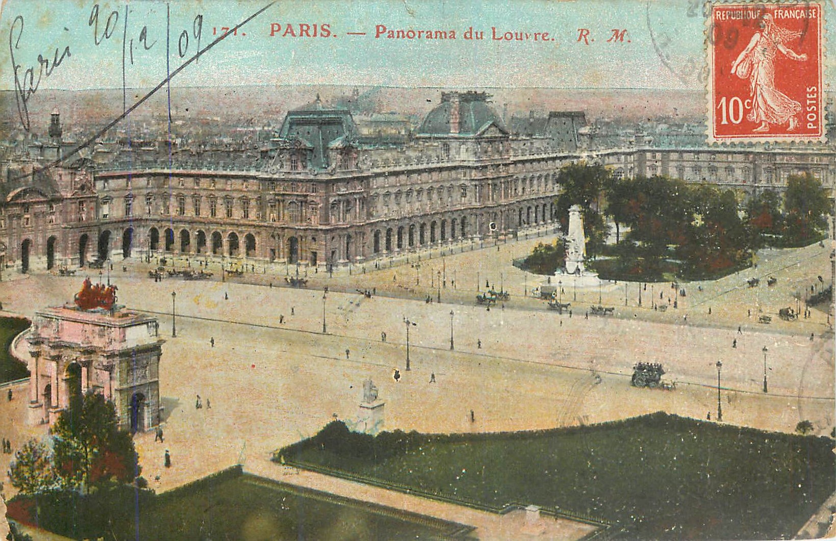 Paris — Panorama du Louvre — R. M.