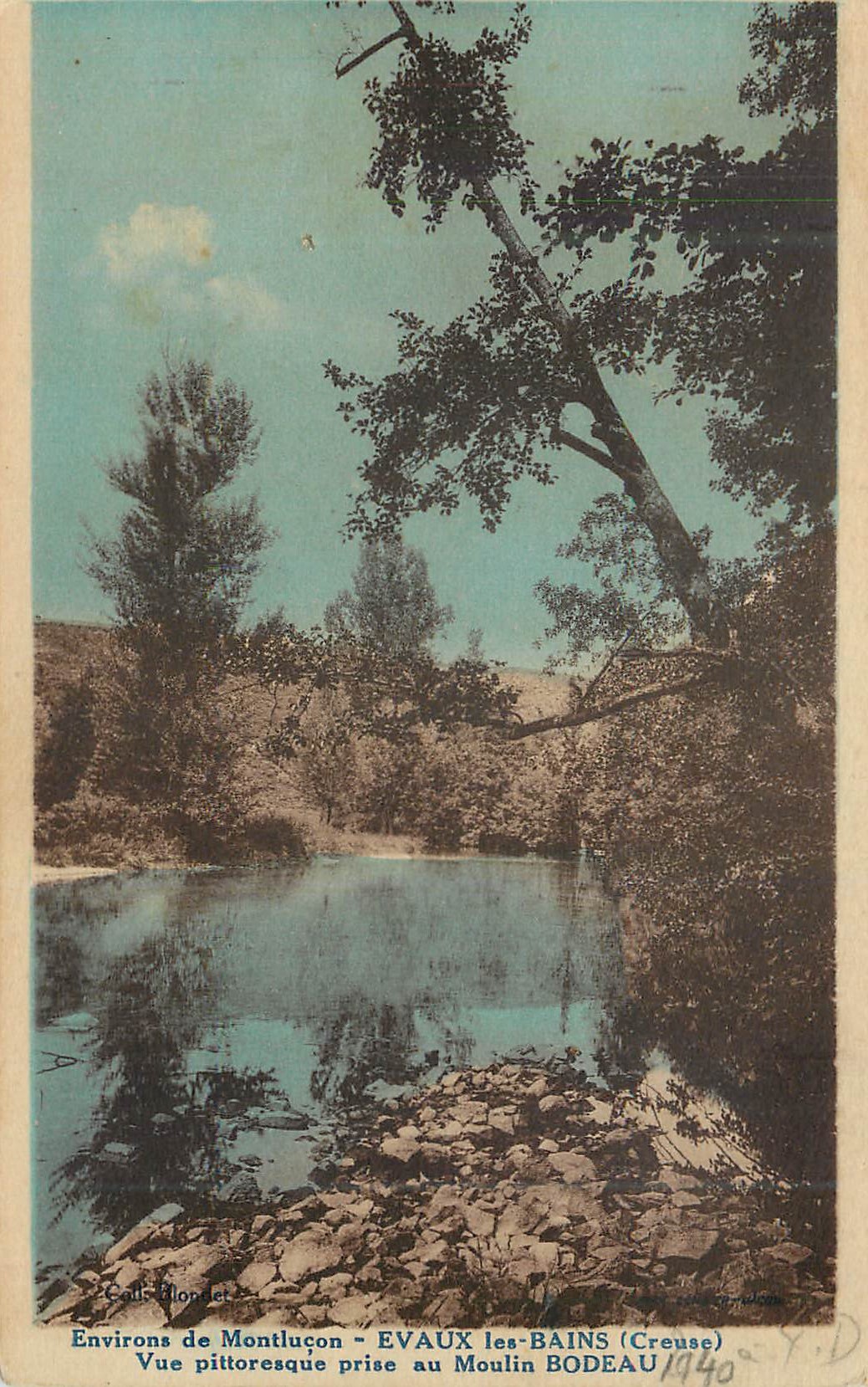 Environs de Montluçon - EVAUX-les-BAINS (Creuse) — Vue pittoresque prise au Moulin BODEAU