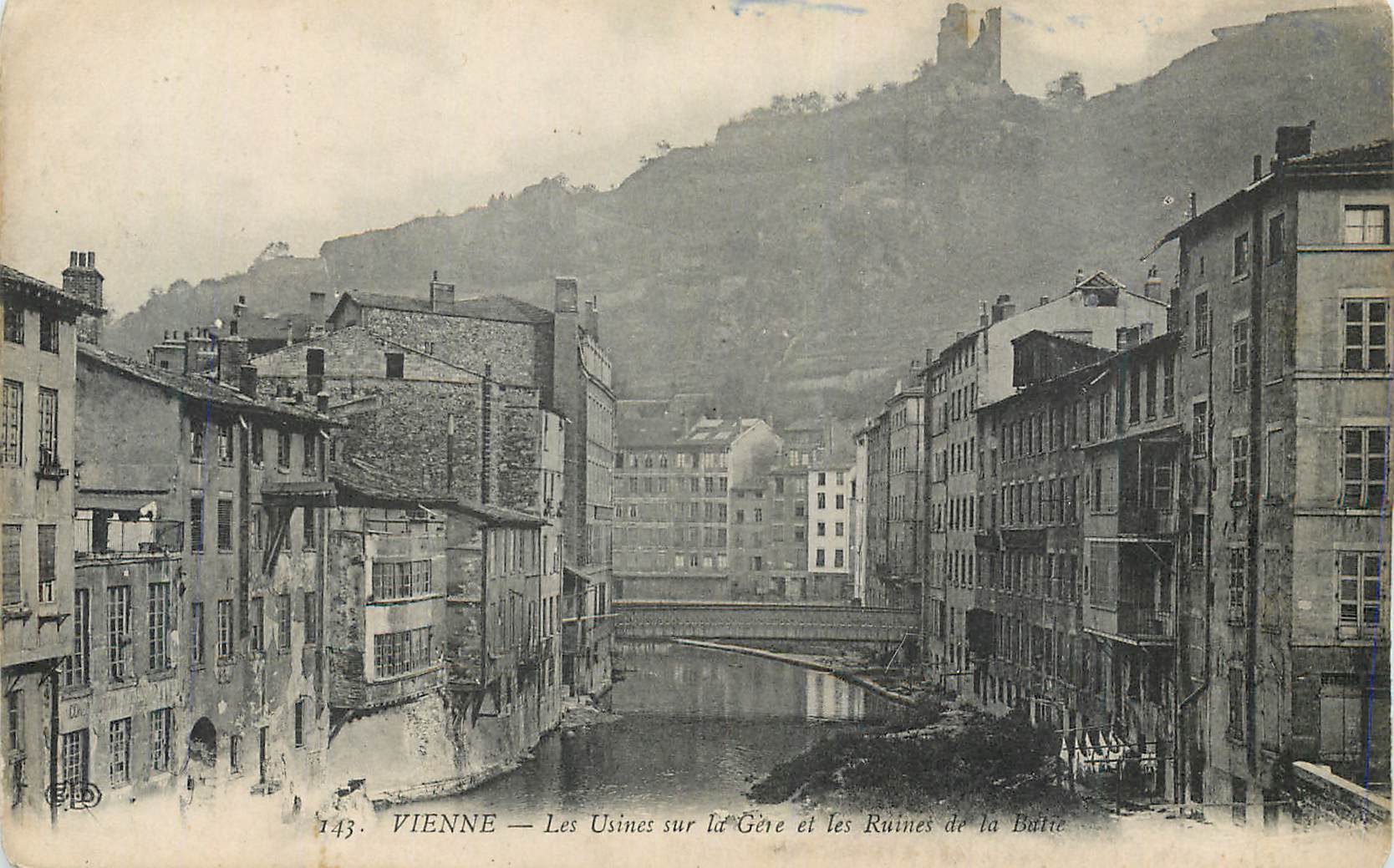 Vienne — Les Usines sur la Gère et les Ruines de la Bultie