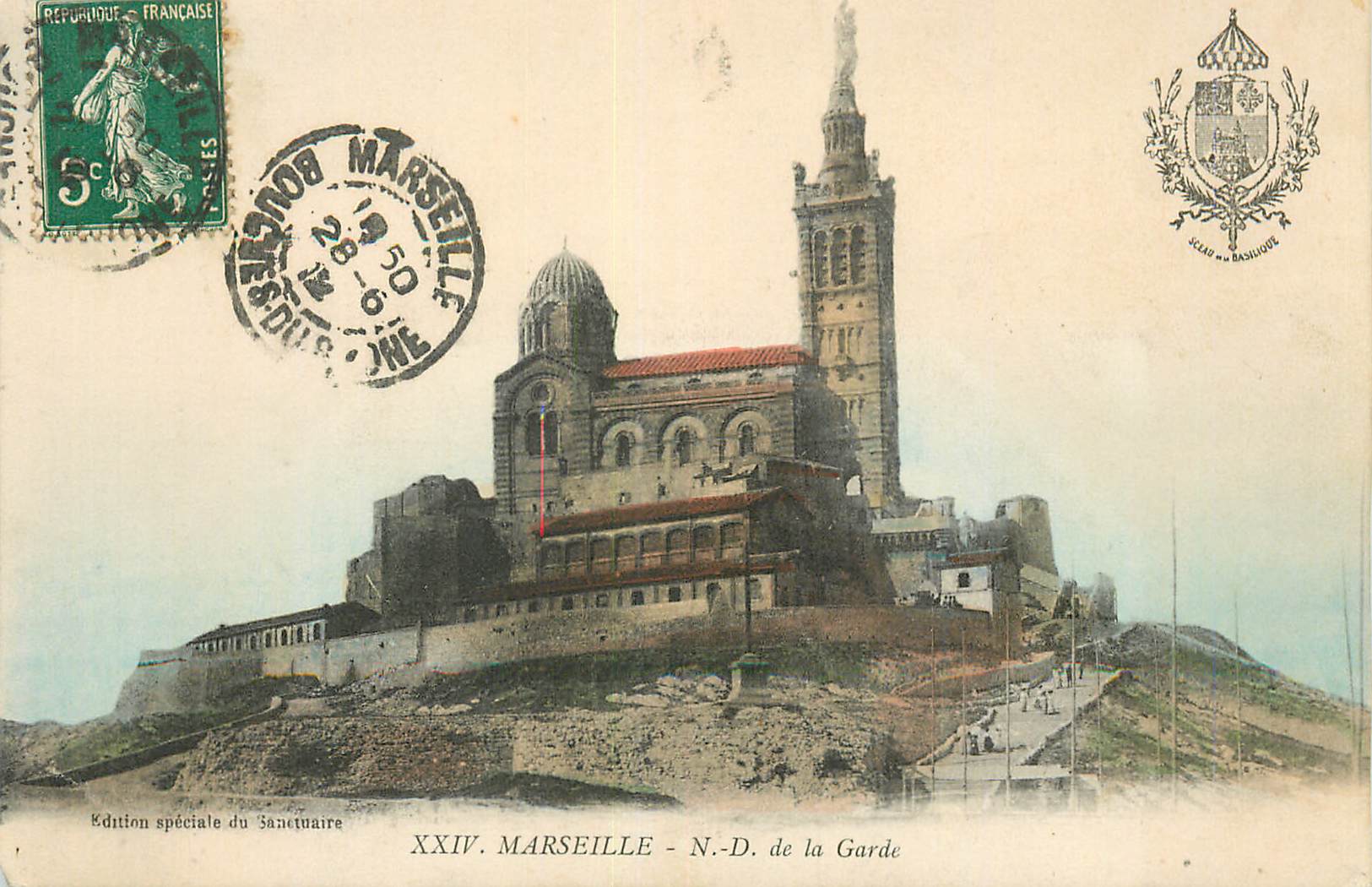 CPA Xxiv marseille n d  de la garde