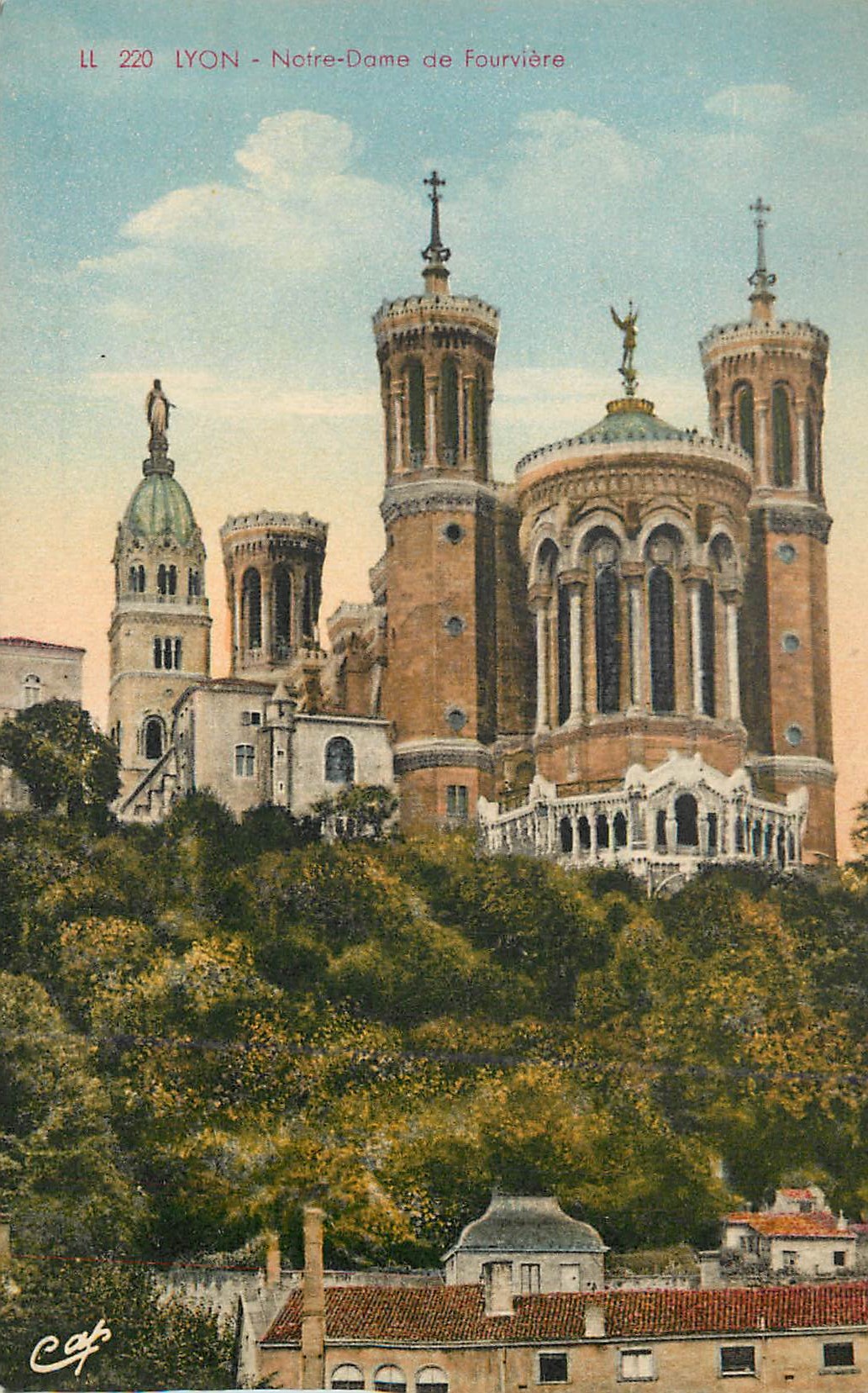 CPA Lyon notre dame de fourviere