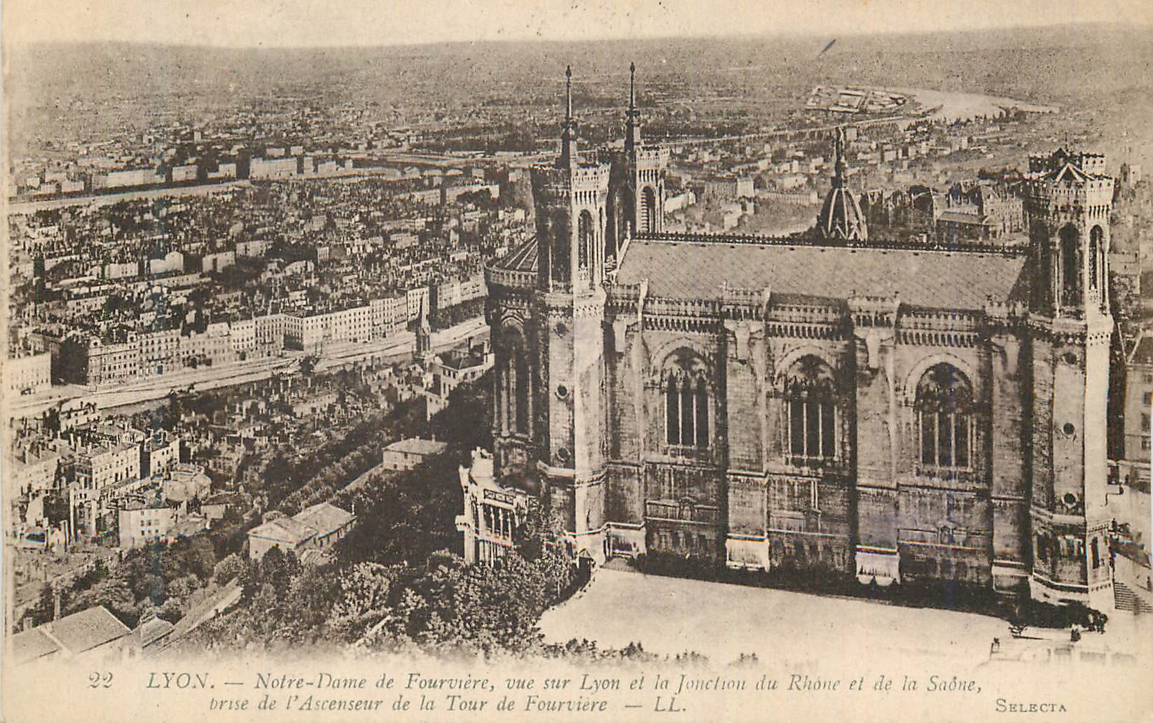 CPA Lyon notre dame de fourviere