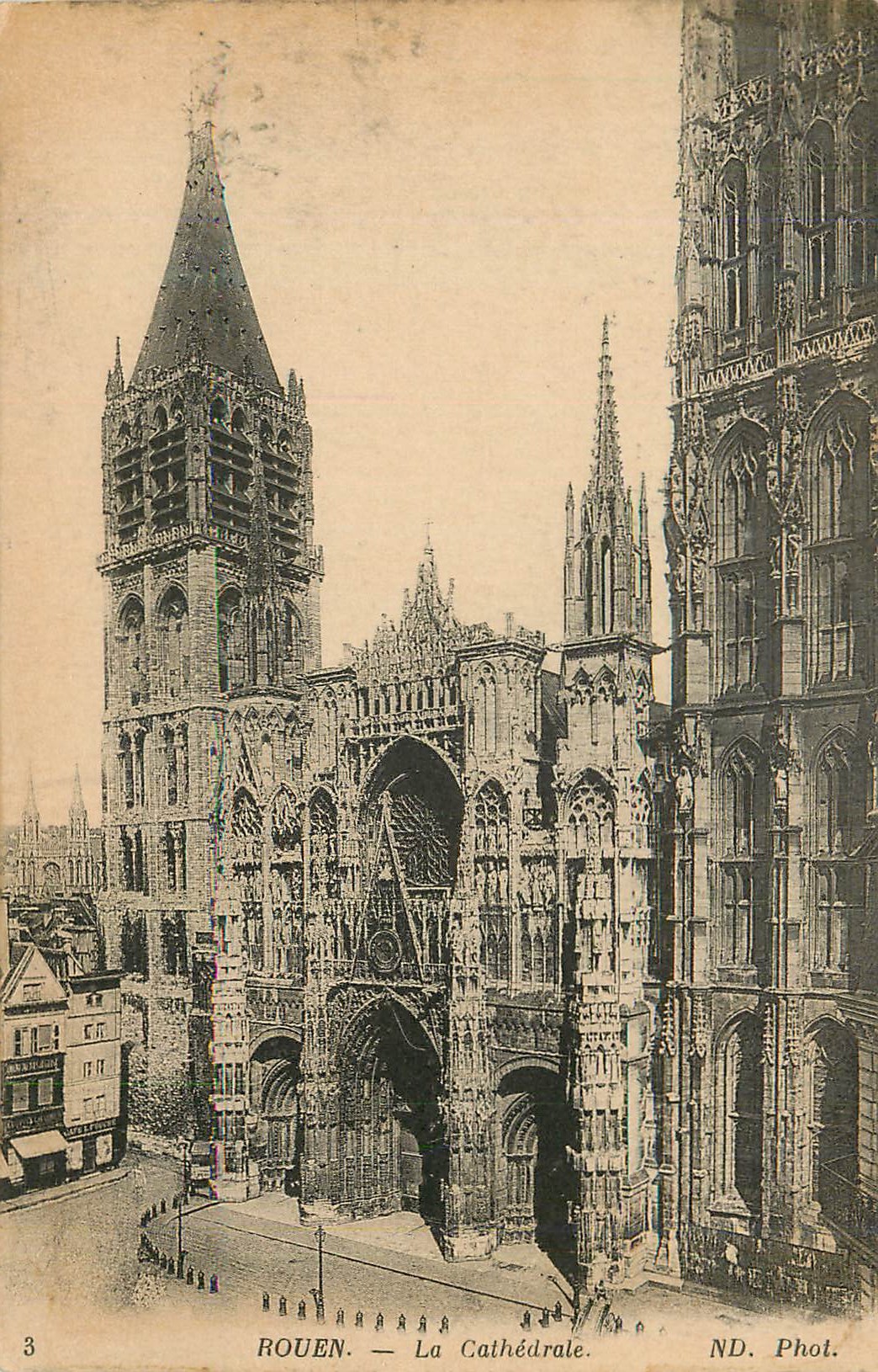 CPA Rouen la cathedrale