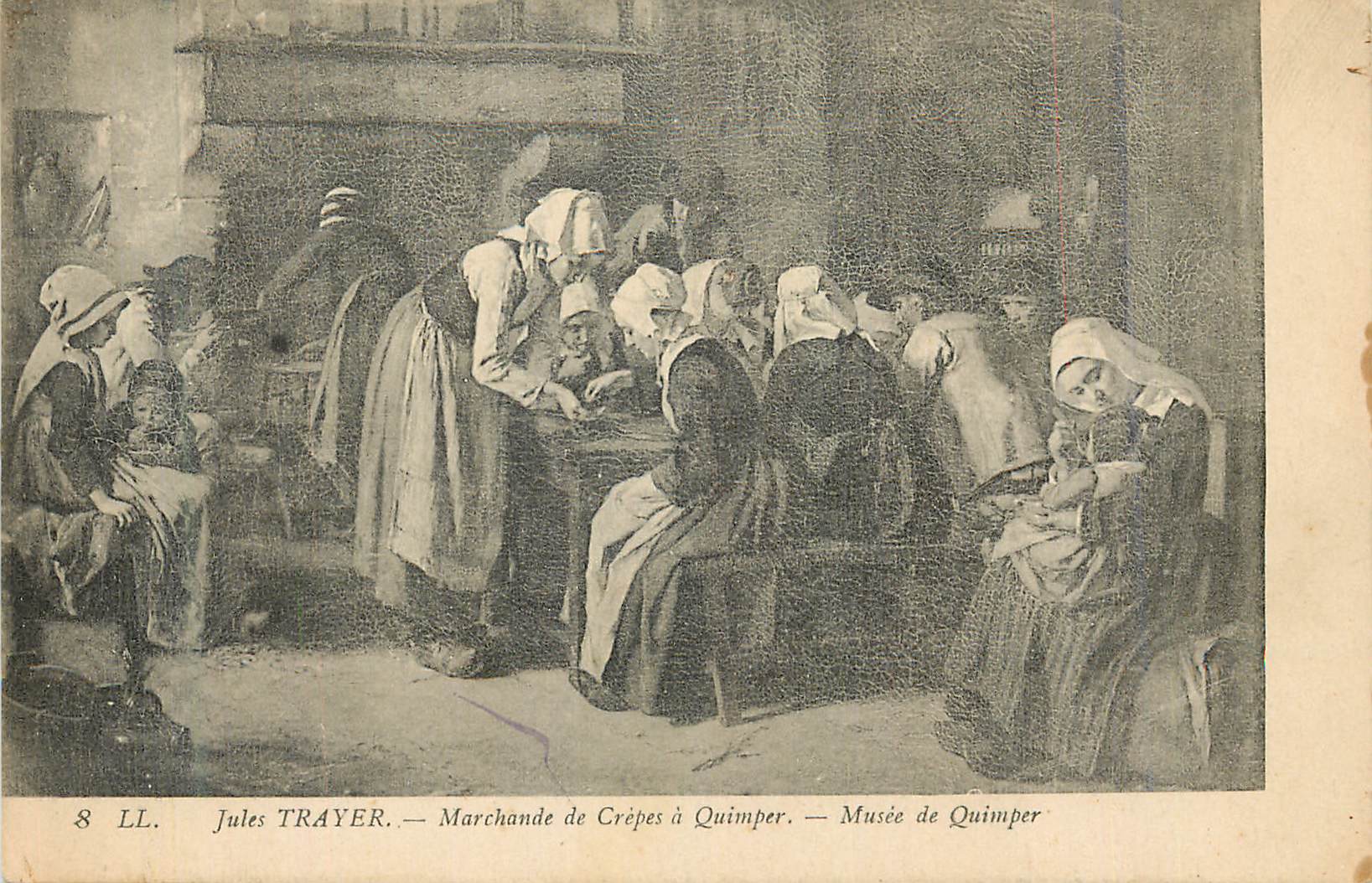 CPA Jules trayer marchande de crepes a quimper musee de quimper