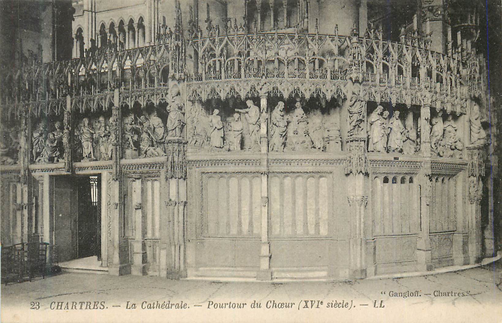 Chartres — La Cathédrale — Pourtour du Chœur (XVIe siècle) — Gangloff — Chartres