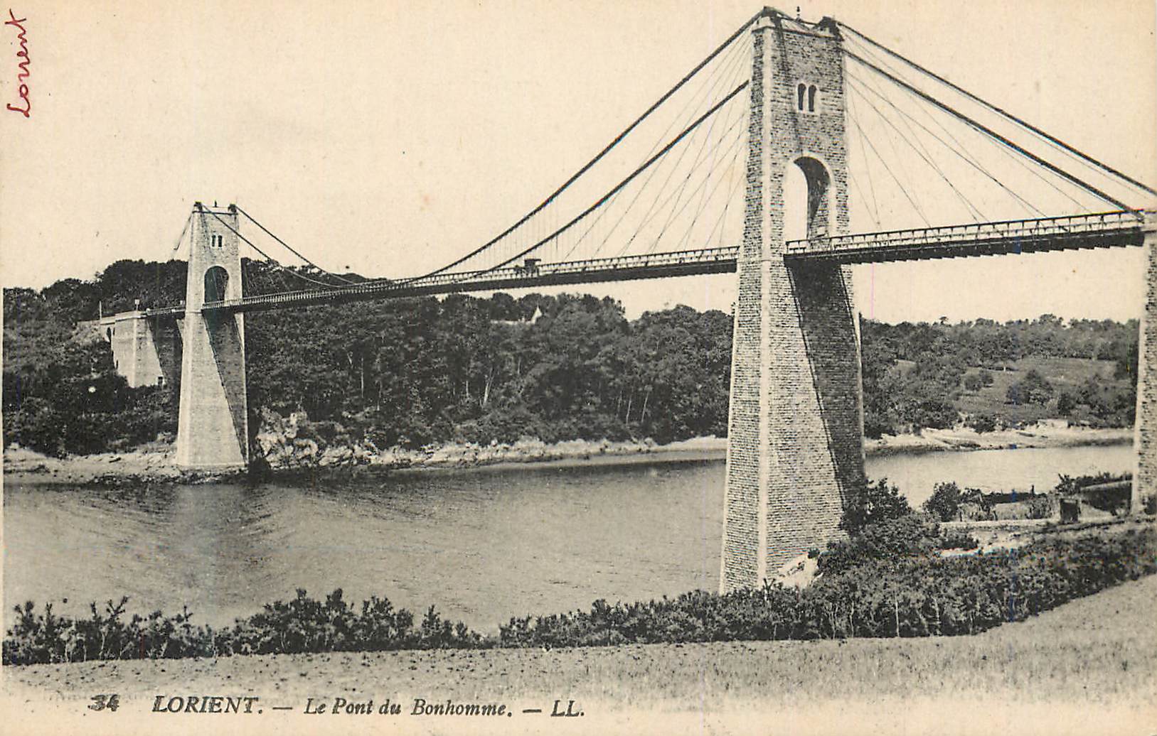 CPA Lorient le pont du bonhomme