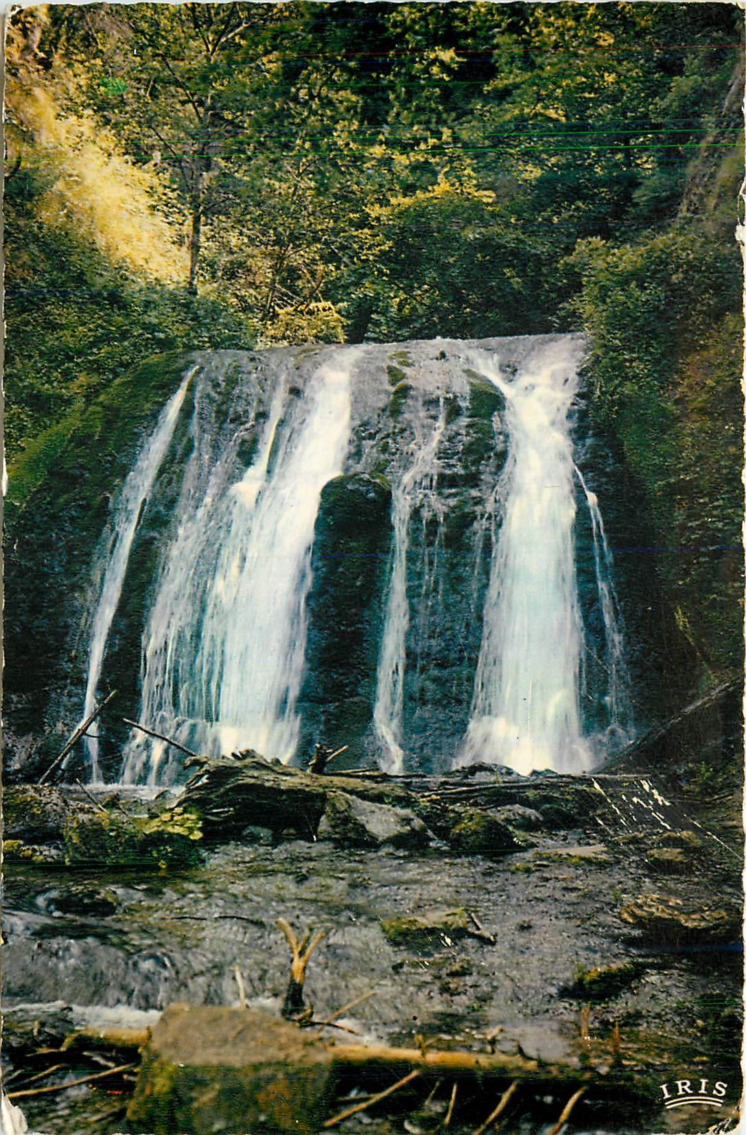CPM L auvergne 974 cascade de la verniere pres de la bourboule et du mont dore